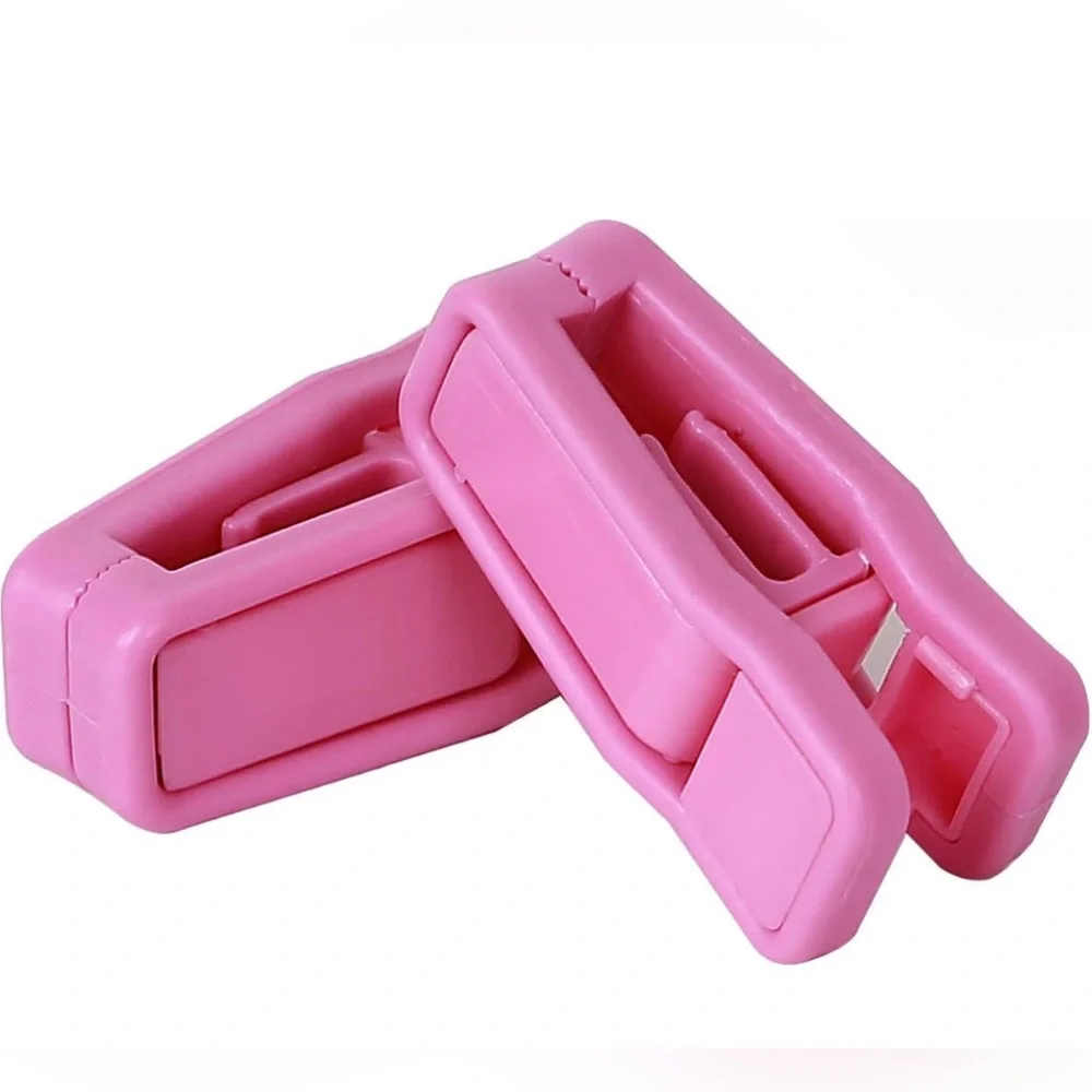 24 Pink Plastic Hanger Clips for Velvet Slim-Line Hangers